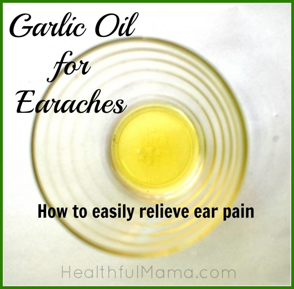 Garlic Oil for Earaches