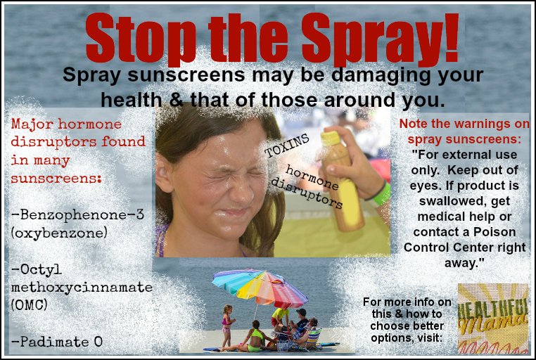 spray sunscreen, toxic